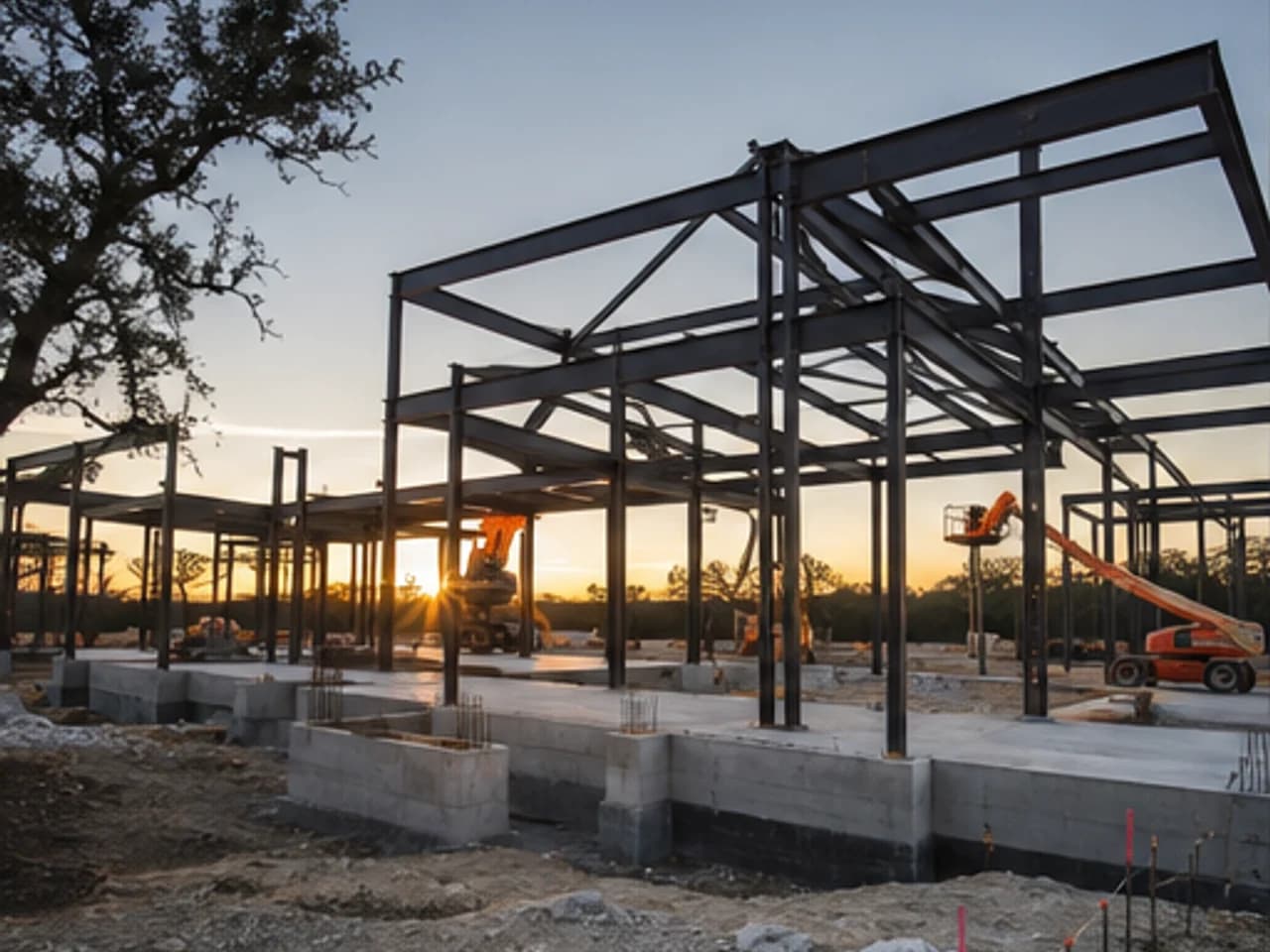 Steel frame construction recorded in the Ironwood field journal